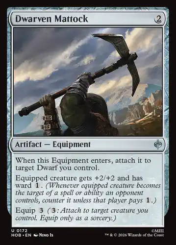 Dwarven Mattock - hob Spoiler