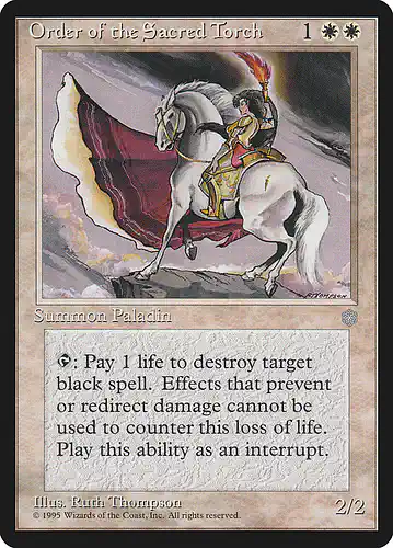 Order of the Sacred Torch - ice Spoiler