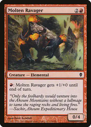 Molten Ravager - zen Spoiler