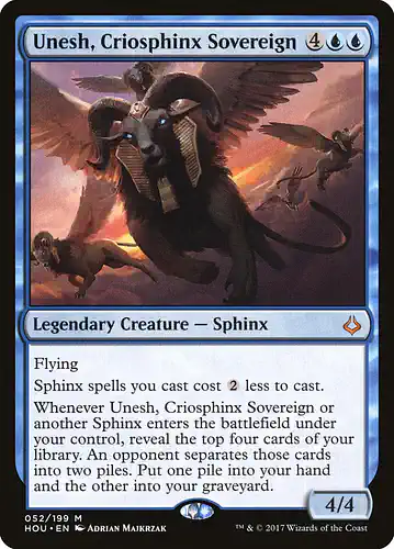 Unesh, Criosphinx Sovereign - hou Spoiler