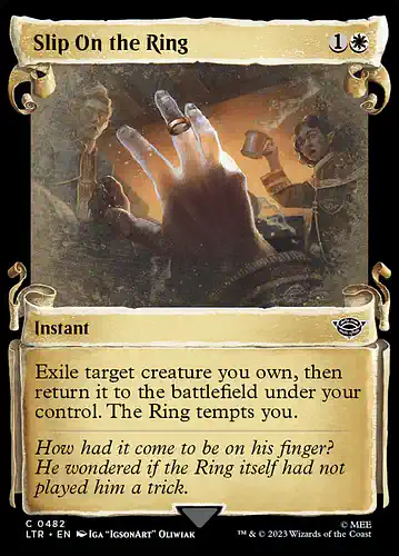 Slip On the Ring - ltr Spoiler