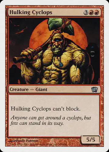 Hulking Cyclops - 8ed Spoiler