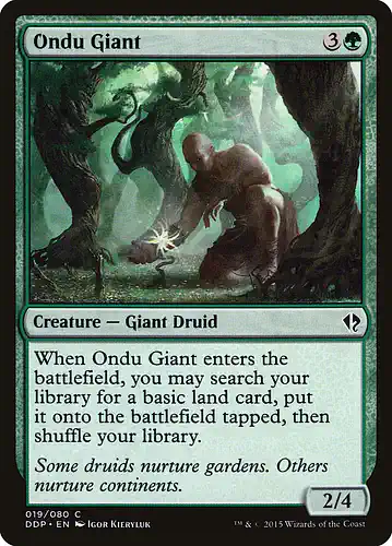Ondu Giant - ddp Spoiler