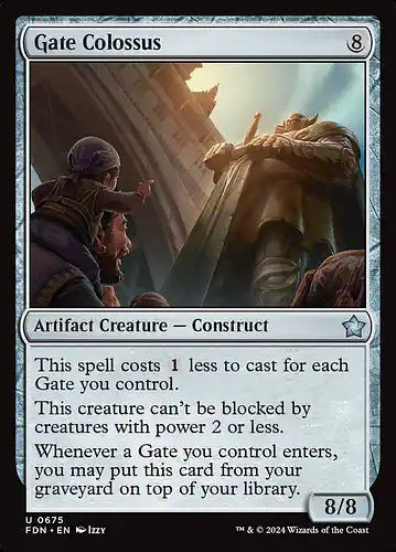 Gate Colossus - fdn Spoiler