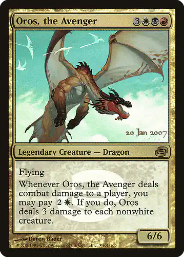 Oros, the Avenger - plc Spoiler