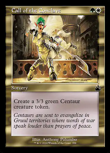 Call of the Conclave - rvr Spoiler