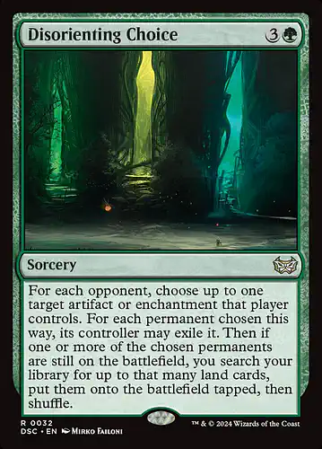 Disorienting Choice - dsc Spoiler