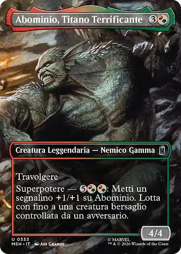 Abomination, Terrifying Titan - msh Spoiler