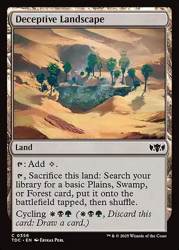 Deceptive Landscape - tdc Spoiler