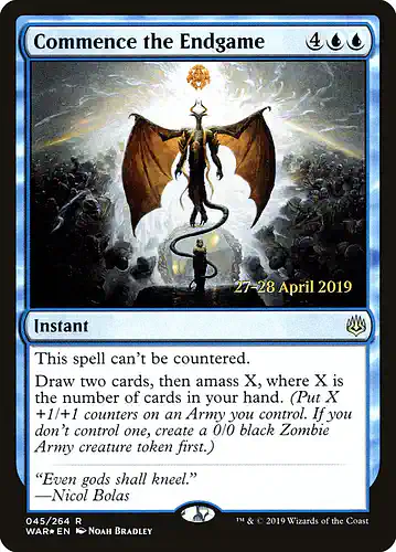 Commence the Endgame - war Spoiler