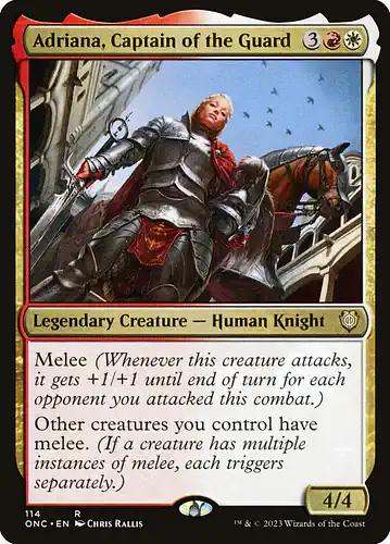 Adriana, Captain of the Guard - onc Spoiler