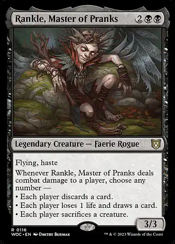 Rankle, Master of Pranks - woc Spoiler