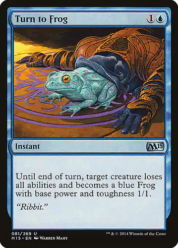 Turn to Frog - m15 Spoiler