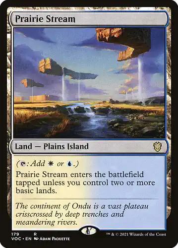 Prairie Stream - voc Spoiler