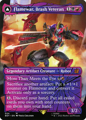 Flamewar, Brash Veteran - bot Spoiler