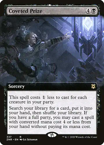 Coveted Prize - znr Spoiler
