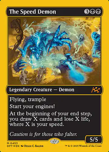 The Speed Demon - dft Spoiler