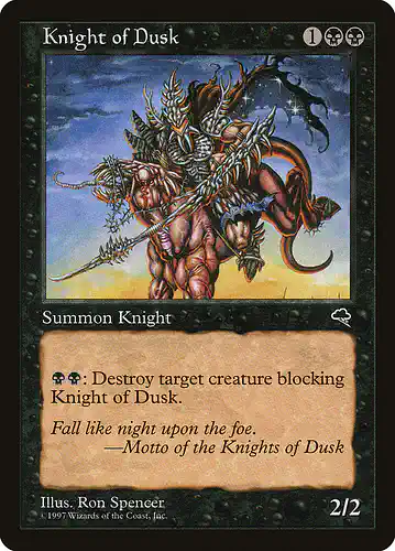 Knight of Dusk - tmp Spoiler