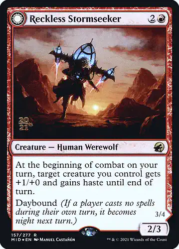 Reckless Stormseeker - mid Spoiler