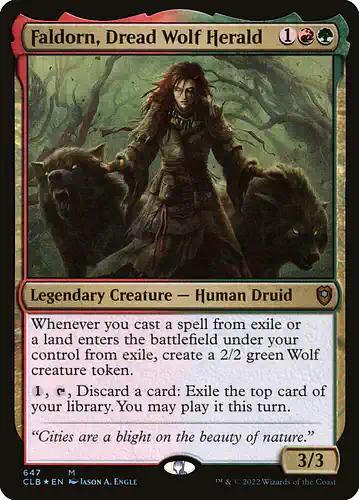 Faldorn, Dread Wolf Herald - clb Spoiler
