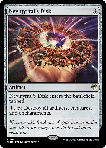 Nevinyrral's Disk - cmm Spoiler