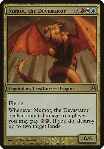 Numot, the Devastator - cmd Spoiler