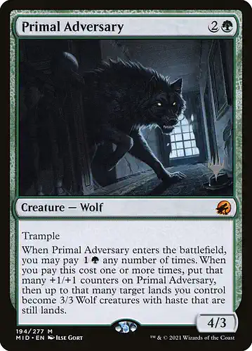Primal Adversary - mid Spoiler