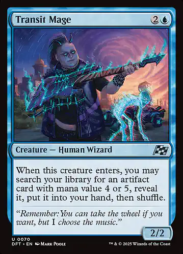 Transit Mage - dft Spoiler