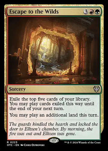 Escape to the Wilds - otc Spoiler