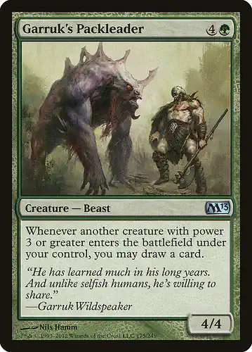 Garruk's Packleader - m13 Spoiler