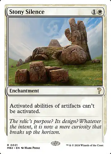 Stony Silence - mb2 Spoiler