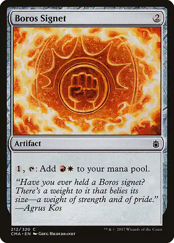 Boros Signet - cma Spoiler