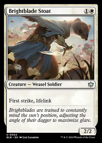 Brightblade Stoat - blb Spoiler