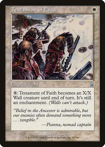Testament of Faith - ody Spoiler