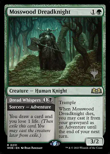 Mosswood Dreadknight - woe Spoiler