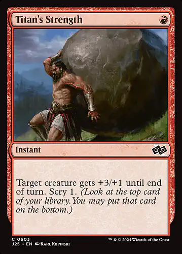 Titan's Strength - j25 Spoiler