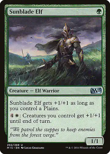 Sunblade Elf - m15 Spoiler