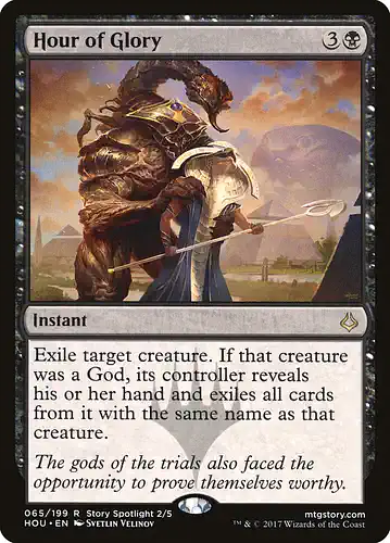Hour of Glory - hou Spoiler