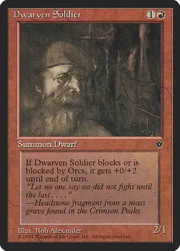 Dwarven Soldier - fem Spoiler