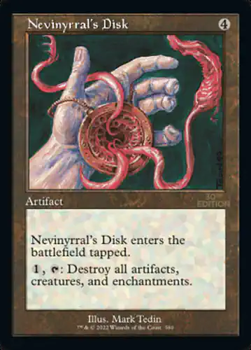 Nevinyrral's Disk - 30a Spoiler