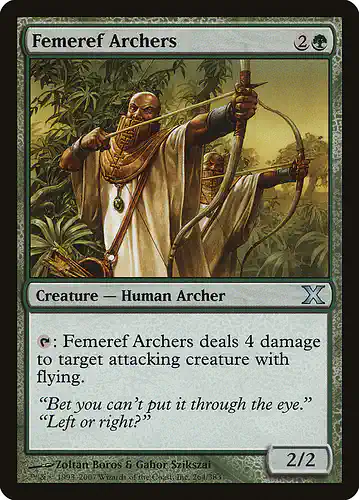 Femeref Archers - 10e Spoiler