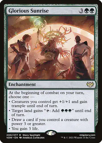 Glorious Sunrise - vow Spoiler