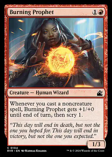 Burning Prophet - rvr Spoiler