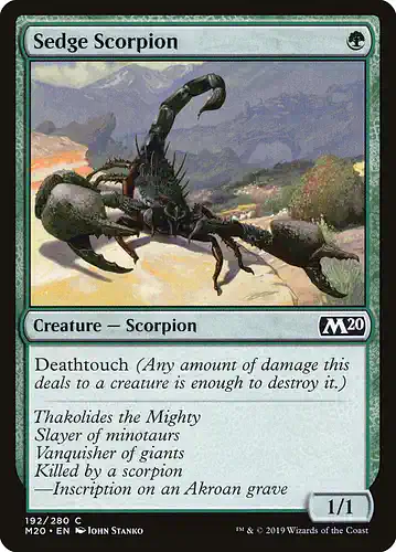 Sedge Scorpion - m20 Spoiler