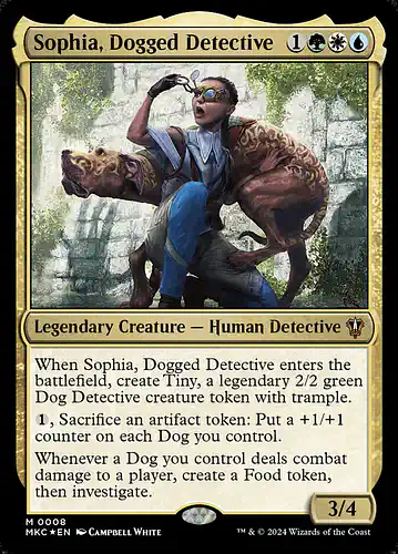Sophia, Dogged Detective - mkc Spoiler