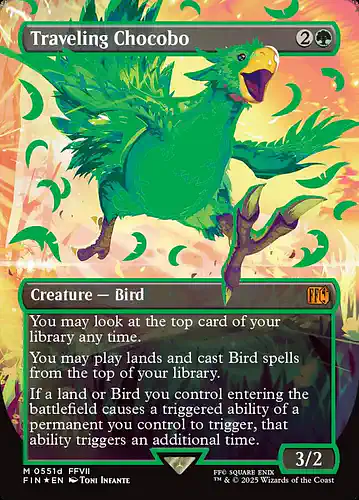 Traveling Chocobo - fin Spoiler