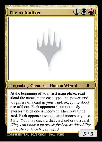 The Actualizer - unk Spoiler