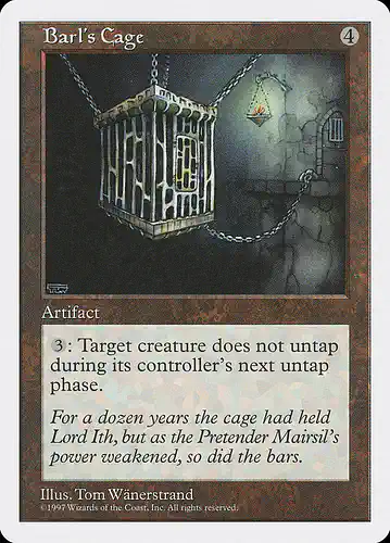 Barl's Cage - 5ed Spoiler