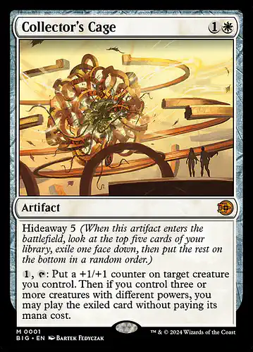 Collector's Cage - big Spoiler