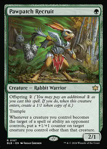 Pawpatch Recruit - blb Spoiler